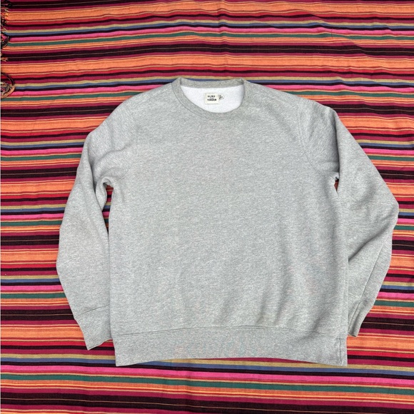 FLINT & TINDER 10 YEAR CREWNECK SWEATER Made In USA mens M - Picture 1 of 5